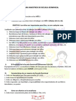 Taller para Maestros de Escuela Dominical