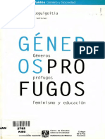 (Varios) Géneros Prófugos. Feminismo y Educación