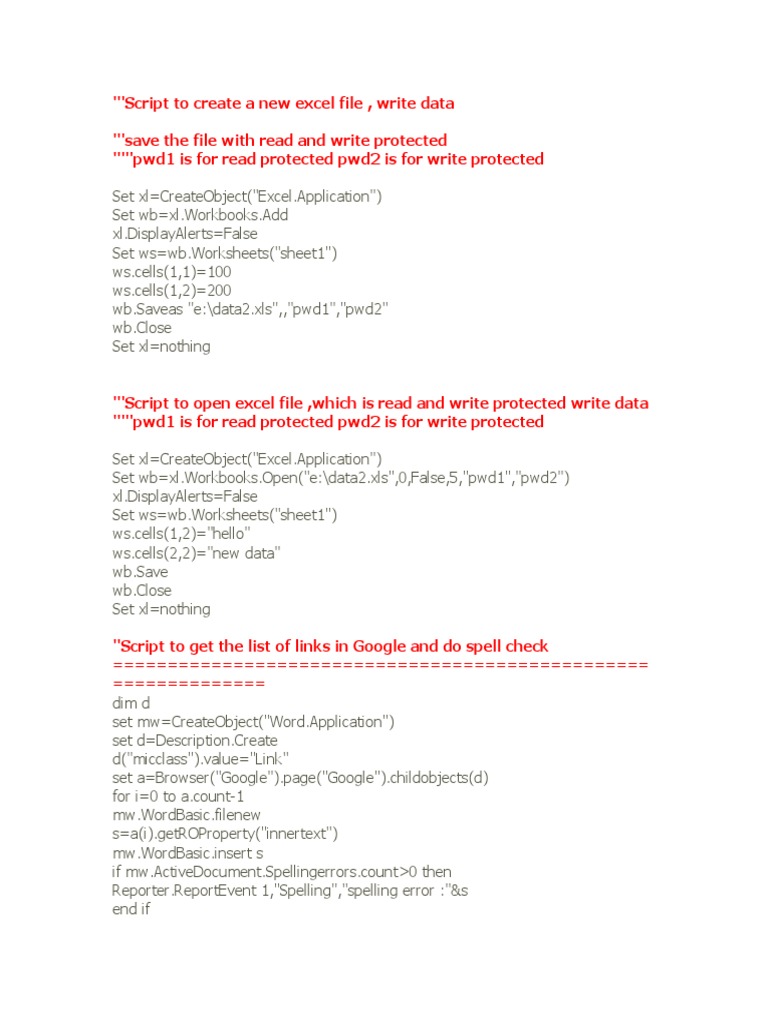Excel+Script | Microsoft Excel | Application Software image.