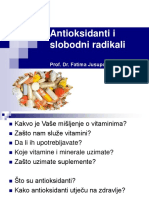 Antioksidanti I Slobodni Radikali