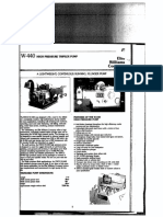 Ellis Williams W440 Triplex Pump Performance Curve