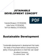 Sustainable Development Concept: Yolanda Wirawan (1510534028) Vidia Ferila (1510534026) Tefi Putri Meliska (1510534023)