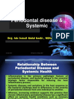 Periodontal Disease & Systemic, 19 Mei 2017 Revisi