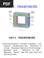 Unit 2 Transformer