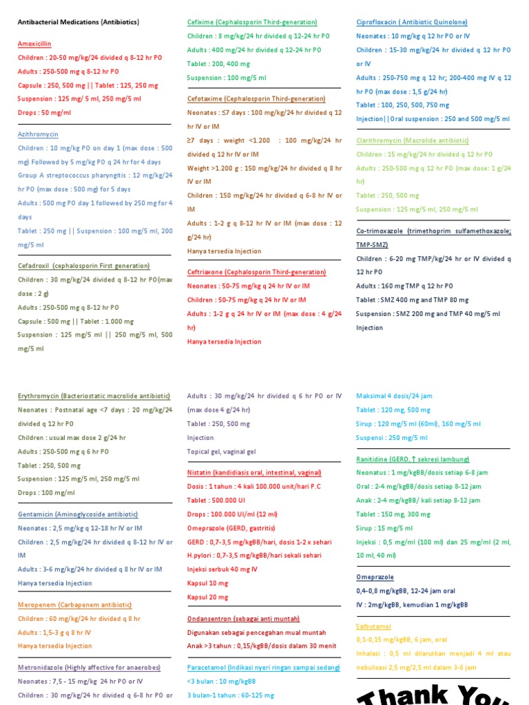 Antibacterial Medications PDF Pharmacy Pharmaceutical Sciences