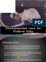 Developmental Care For Preterm Baby