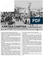 Carta A Campina Grande // Por Mirtes Waleska Sulpino