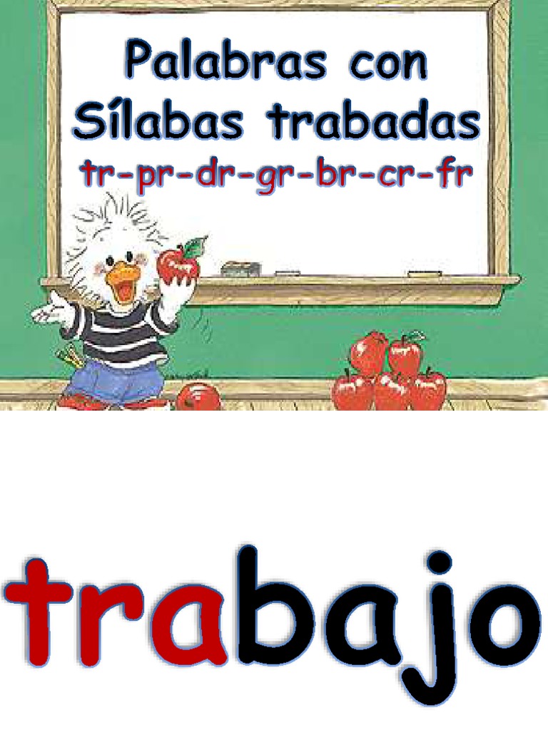 Silabas Trabadas Con R | PDF
