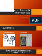 Laporan Industi Proses Thermometer Bimetal & Thermocouple