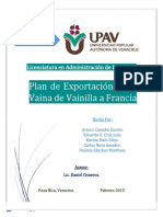 Plan de Exportacion