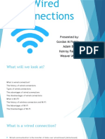 Wifi and Wireless Connection IT PRESENTAtION