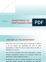 Department of Earthquake Engineering