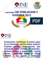 Censo de Poblacion y Vivienda 2012