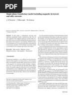 Single Phase Transformer Model