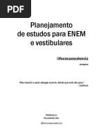 Cronograma de Estudos