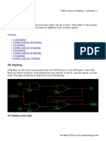 VHDL Code For Flipflop