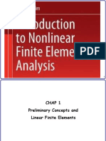Nonlinear Finite Element Analysis