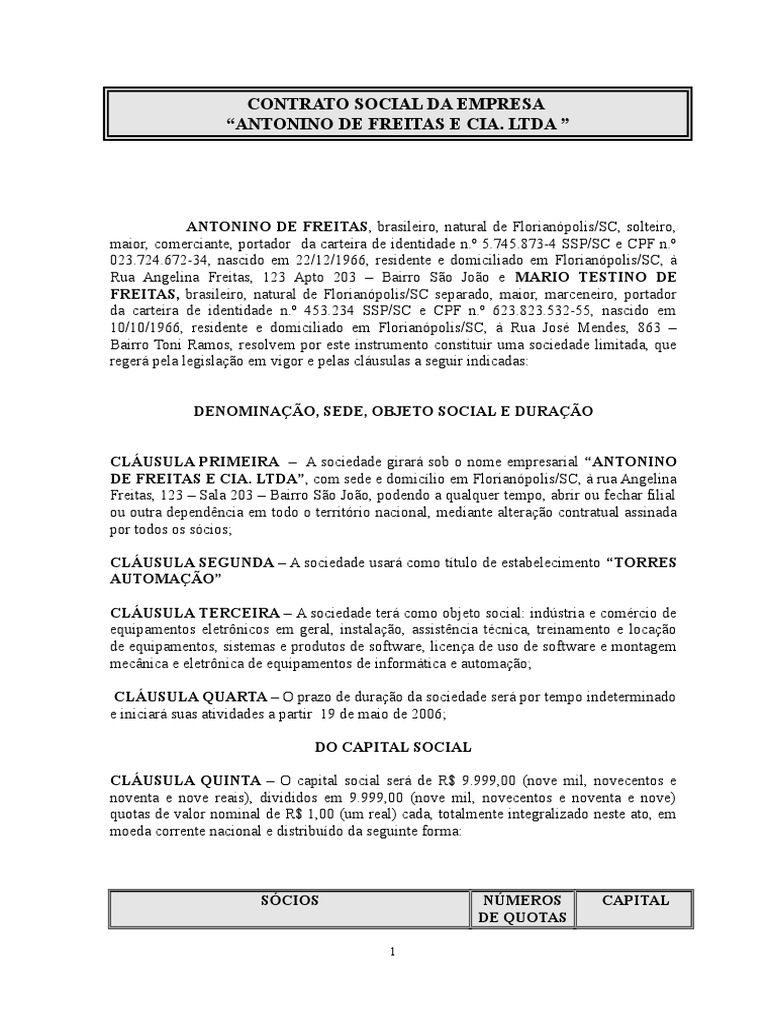 Contrato Social, PDF, Economias