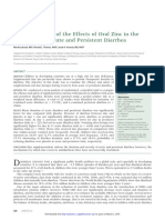 A Meta-analysis of the Effects of Oral Zinc in the Treatment of Acute and Persistent Diarrhea