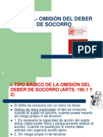 TEMA 9.- Delitos de Omision Del Deber de Socorro