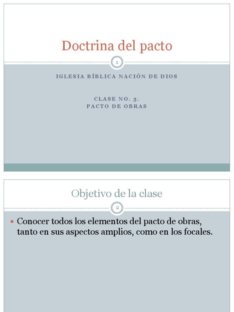 05 - Pacto de Obras PDF | PDF | Shabat | Gracia en el cristianismo