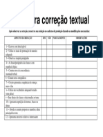 Ficha para Correção Textual