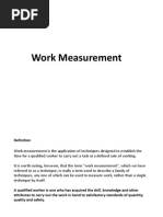 Fashion Merchandising: Work Measurement