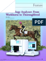 Hematology Analyzer: From Workhorse To Thoroughbred: Feature