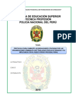 Monografia Traslado de Vehiculo Robados y Su Implicancia en El Codigo Procesal Penal