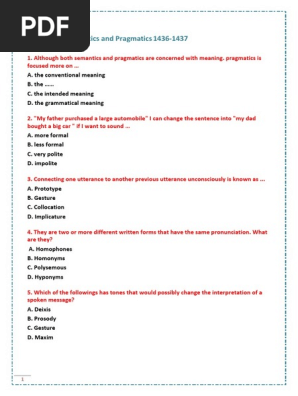 Semantic Roles Exercises With Answers Pdf - ExerciseWalls