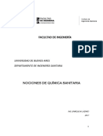 Química sanitaria del agua