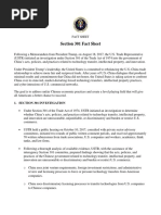 USTR 301 Fact Sheet