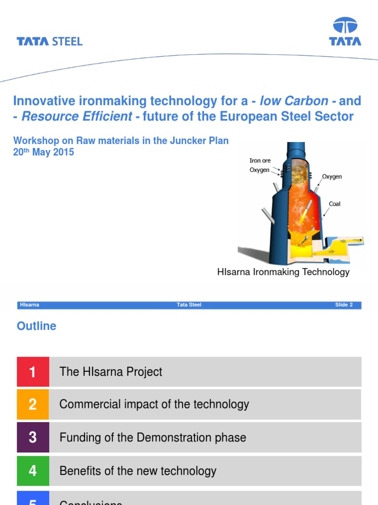 HIsarna: Low-Carbon Ironmaking Tech | PDF | Iron Ore | Coal