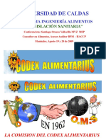 Codex Alimentarius - Universidad de Caldas 2009