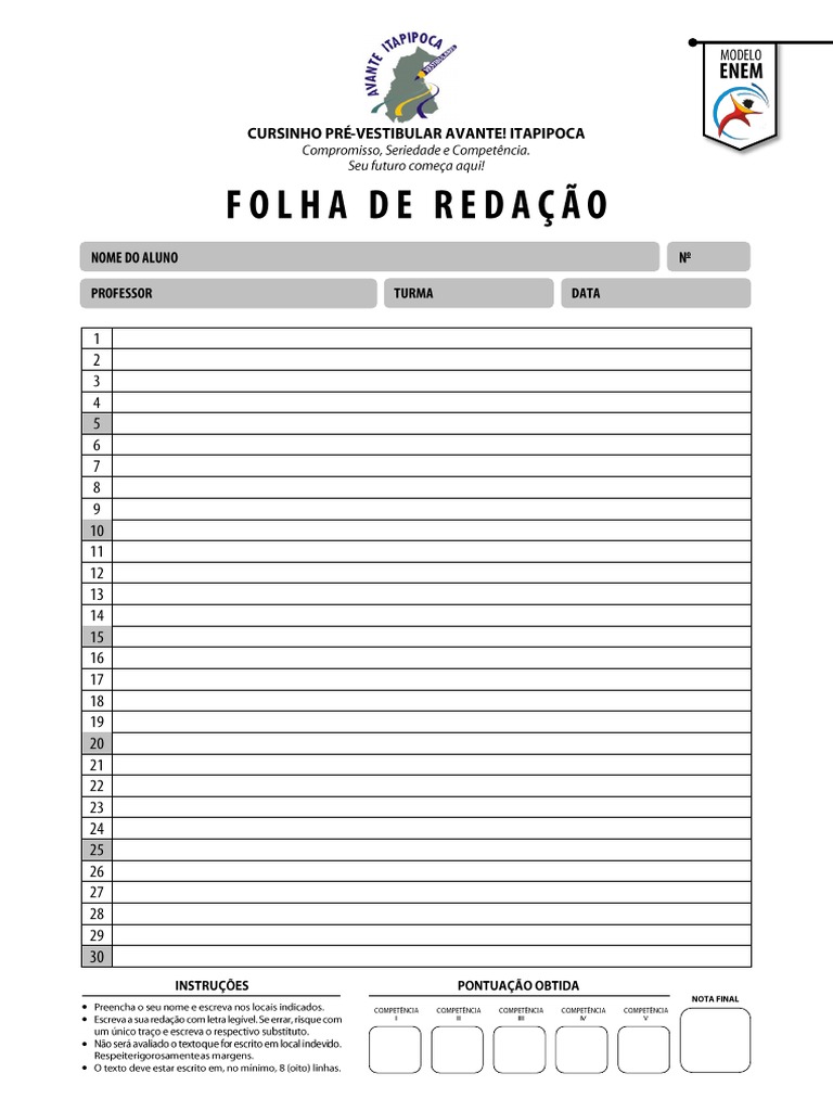 Folha de Redação (ENEM).pdf