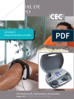 Manual MINIMAG magnetoterapia portátil