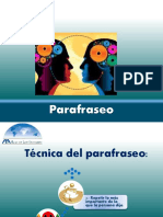  Herramientas de La Mediacion Parafraseo y Reencuadre