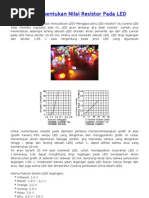Download Cara Menentukan Nialai Resistor Pada Led by r2001 SN37464721 doc pdf