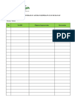 Form Kesesuaian Dalam Pengisian Diagnosa