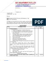 Power Electronics Lab Equipment Quotation