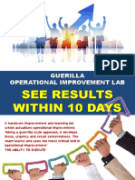 Guerrilla Operational Improvement Lab Delivers Results Within 10 Days