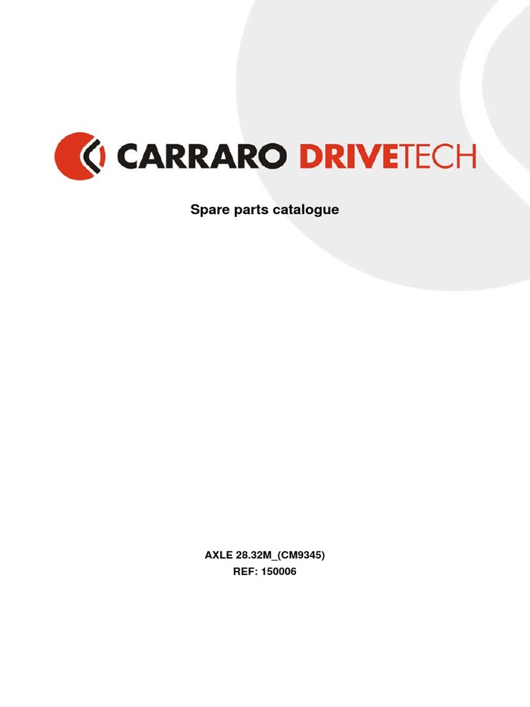 Carraro DRIVETECH | PDF