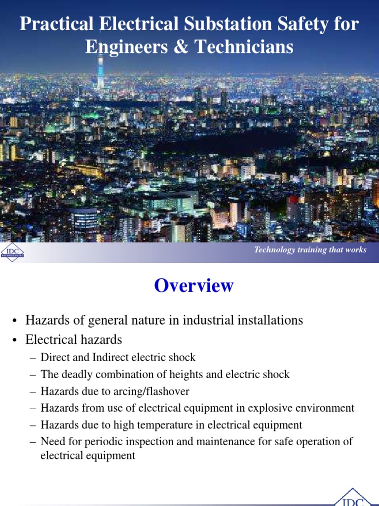 Practical Electrical Substation Safety For Engineers & Technicians ...