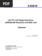 ILI9481 Datasheet