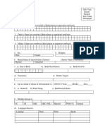 CV Format PDF