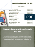 Metode Pengambilan Contoh Uji Air