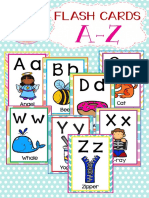 Free Az Alphabet Flashcards