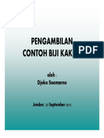 Pengambilan Contoh Kakao