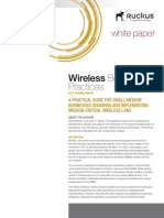 WP Wireless Best Practices