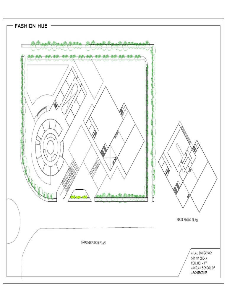 Fashion Hub: First Floor Plan | PDF